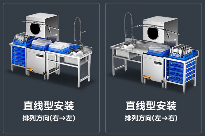 餐厅清洁新利器！麦大厨大型刷碗机，一键启