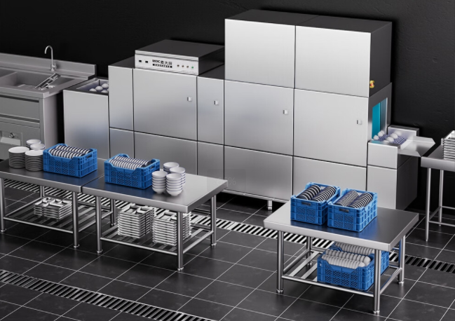 火锅店清洁难题？强力揭盖洗碗机，轻松去除油腻污渍