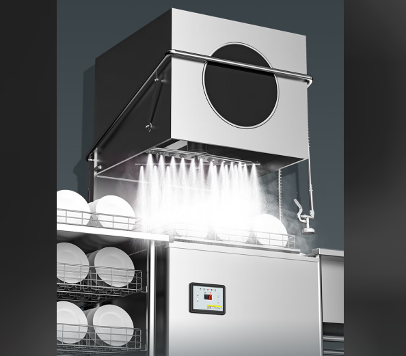 幼儿园食堂安全守护：温和揭盖洗碗机，细心呵护宝贝健康