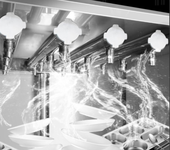 中小学食堂清洁革命：智能长龙洗碗机，让餐具清洗更便捷